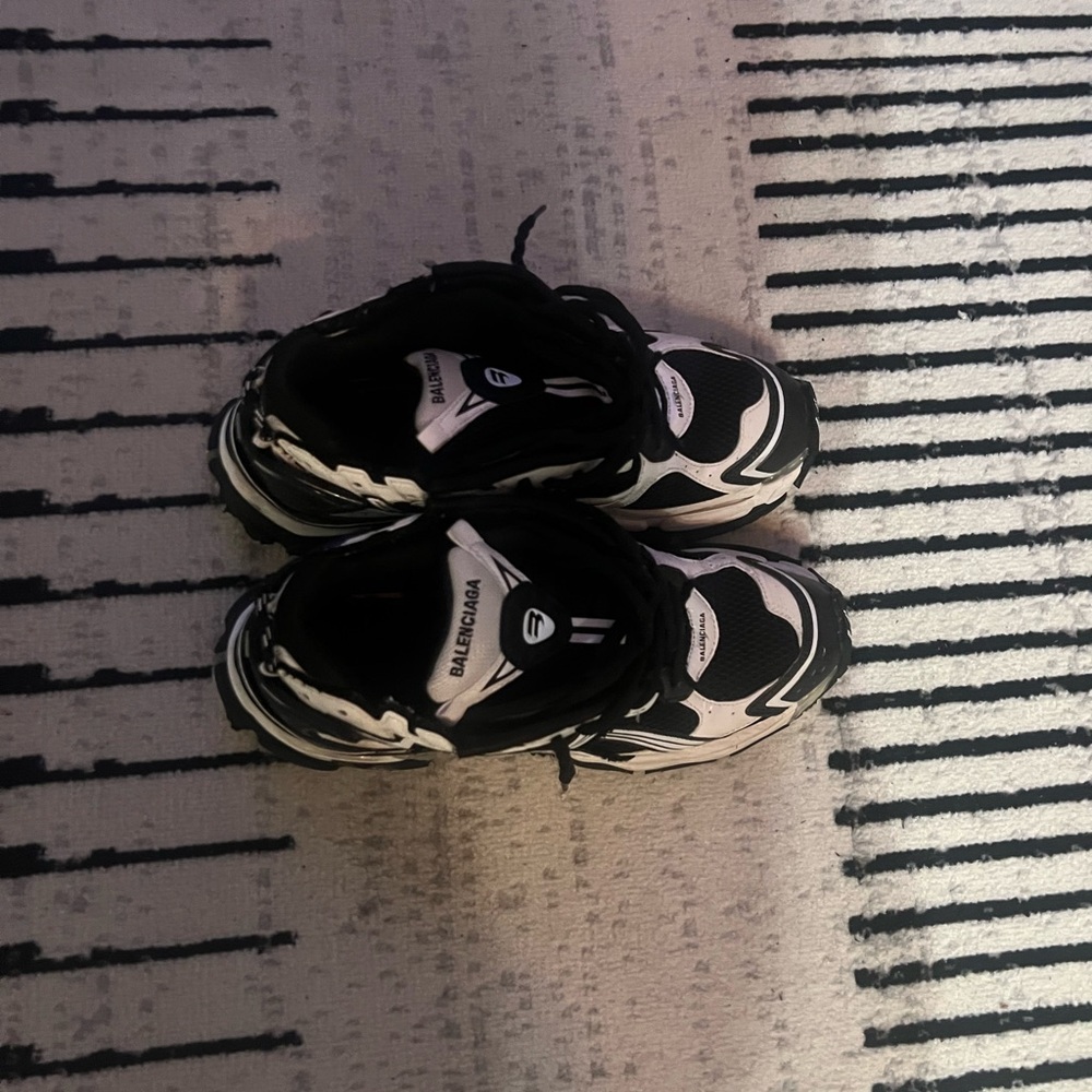 Balenciaga black and white size 13